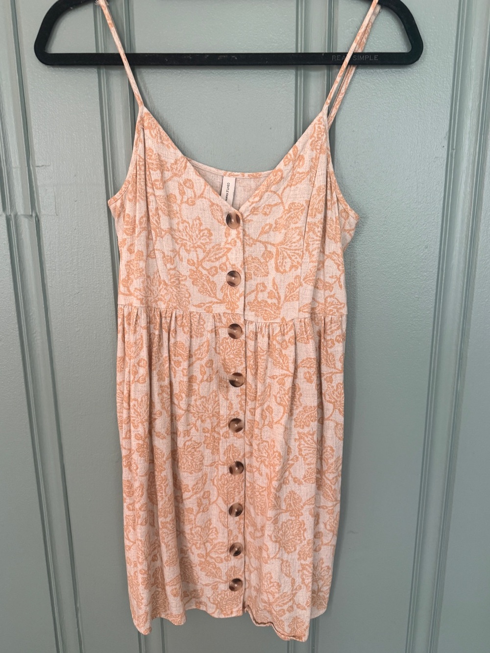 Summer Linen Blend dress by Gentle Fawn with Button Detail